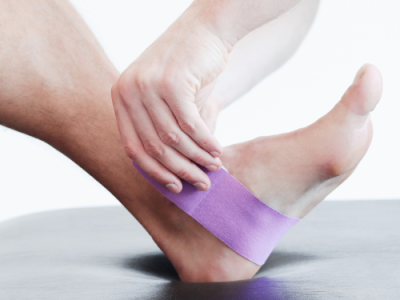 taping, skręcenie, fizjoterapia